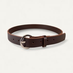 Malva leather belt – Brown