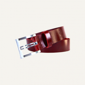 Celtis leather belt Red cherry