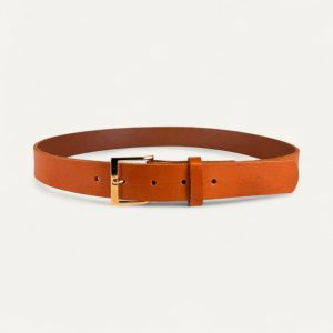 Carya leather belt – Portland orange