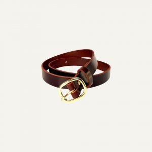 Brunnera cognac leather belt